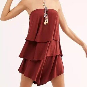 Free People Sunsational Beach Set, Brick, SIze S